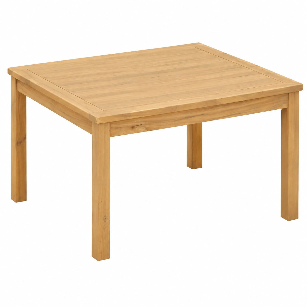 Table basse, coloris naturel, 85 x 85 x 45 cm, pour le salon