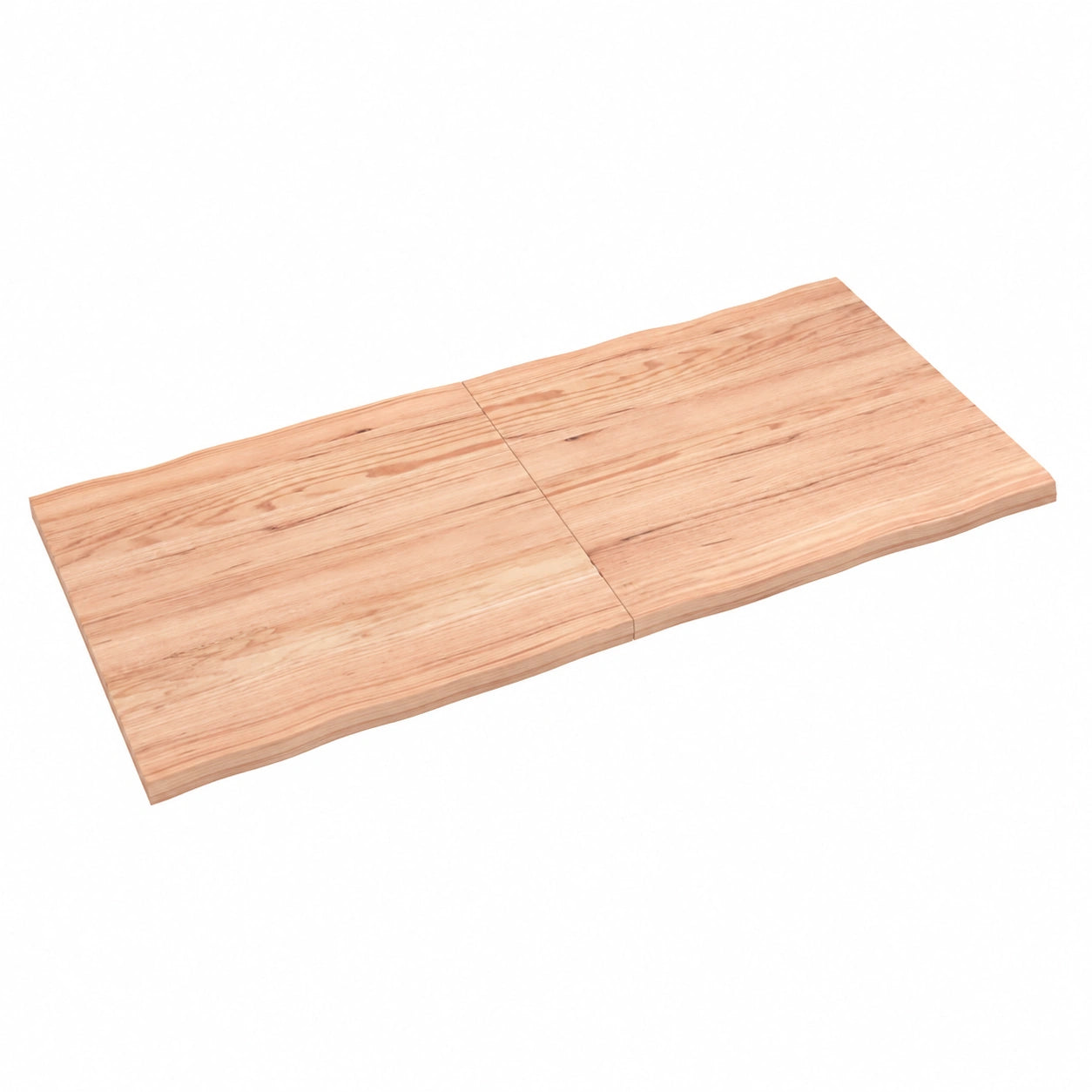 Table, en chêne, coloris naturel, 140 x 50 x 4 cm, pour les espaces de vie