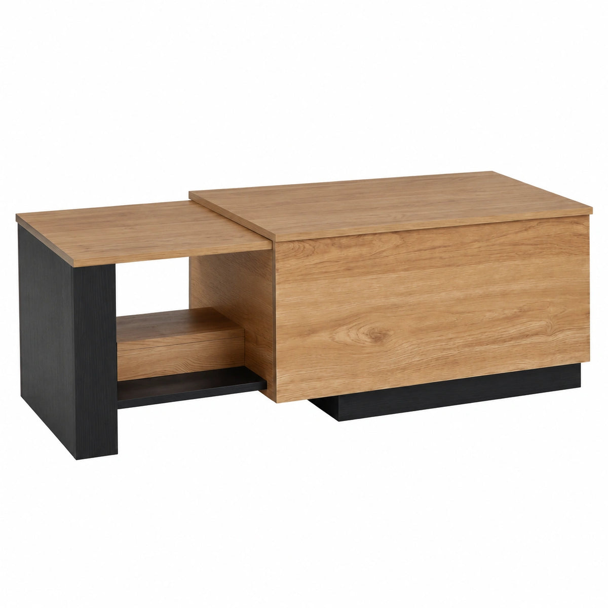 Bureau, extensible, avec rangement, 80 x 60 x 37 cm, pour l’espace de travail