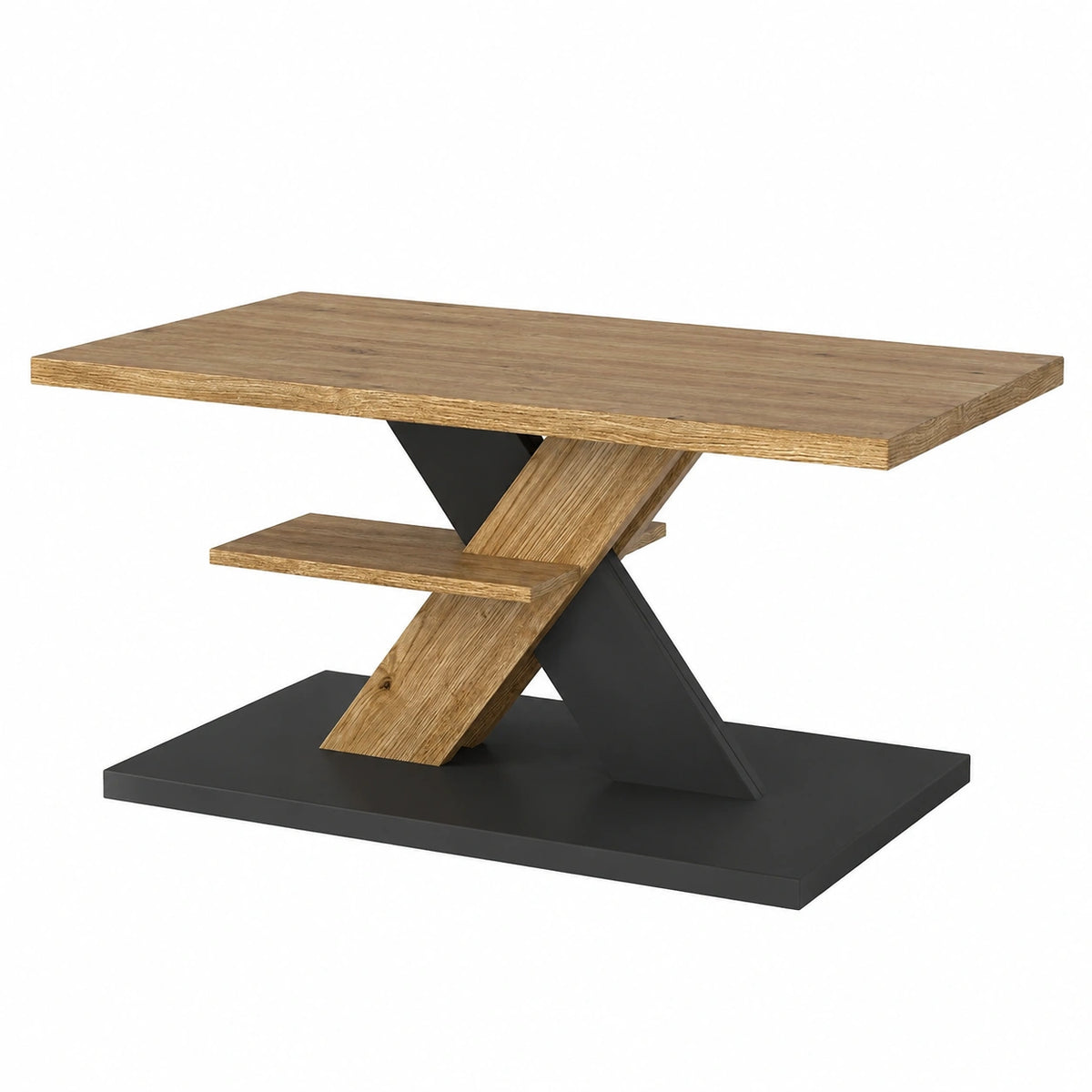 Table basse, coloris noir, pour le salon